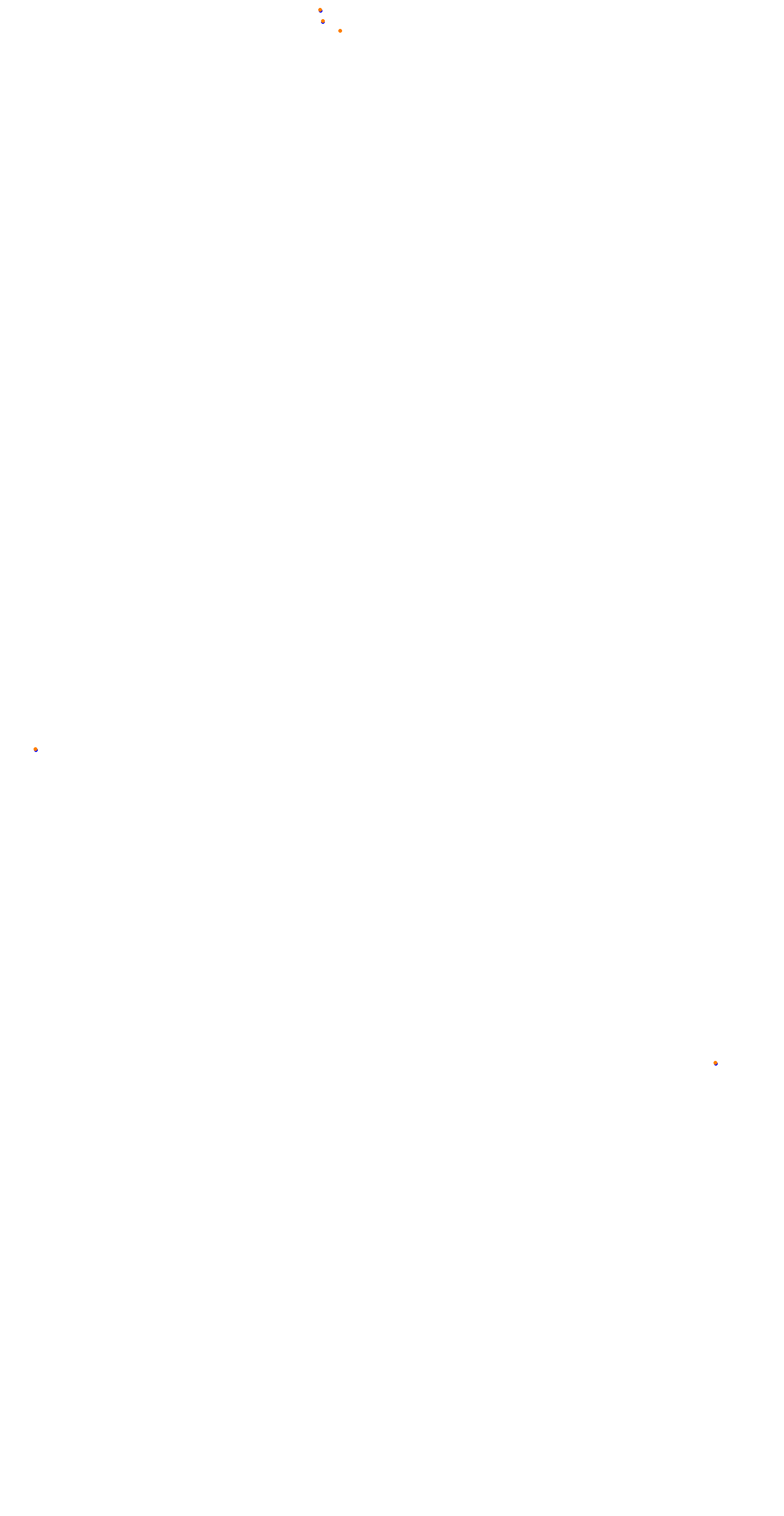 Circuit de la Sarthe (Le Mans) Night collisions