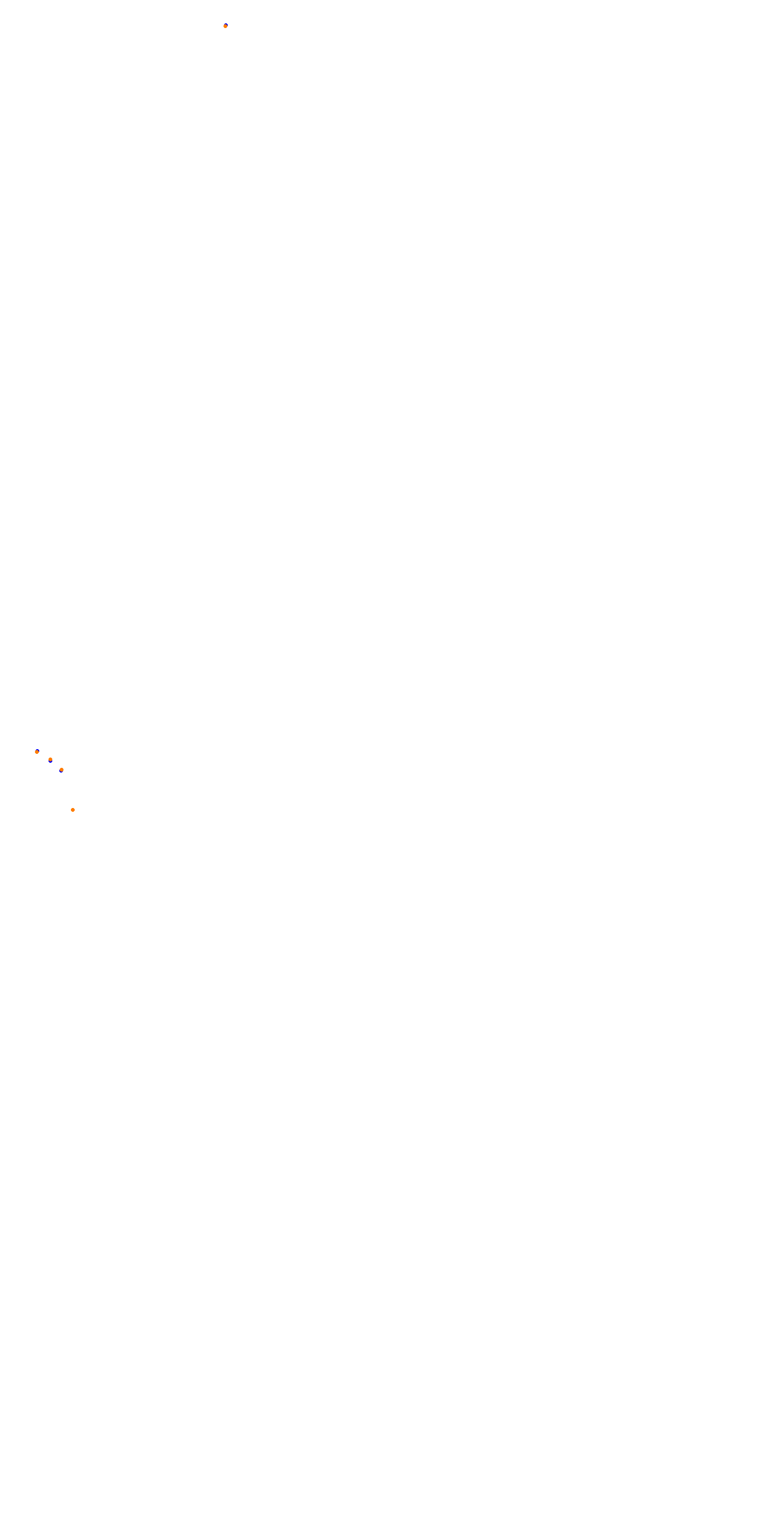 Circuit de la Sarthe (Le Mans) Night collisions