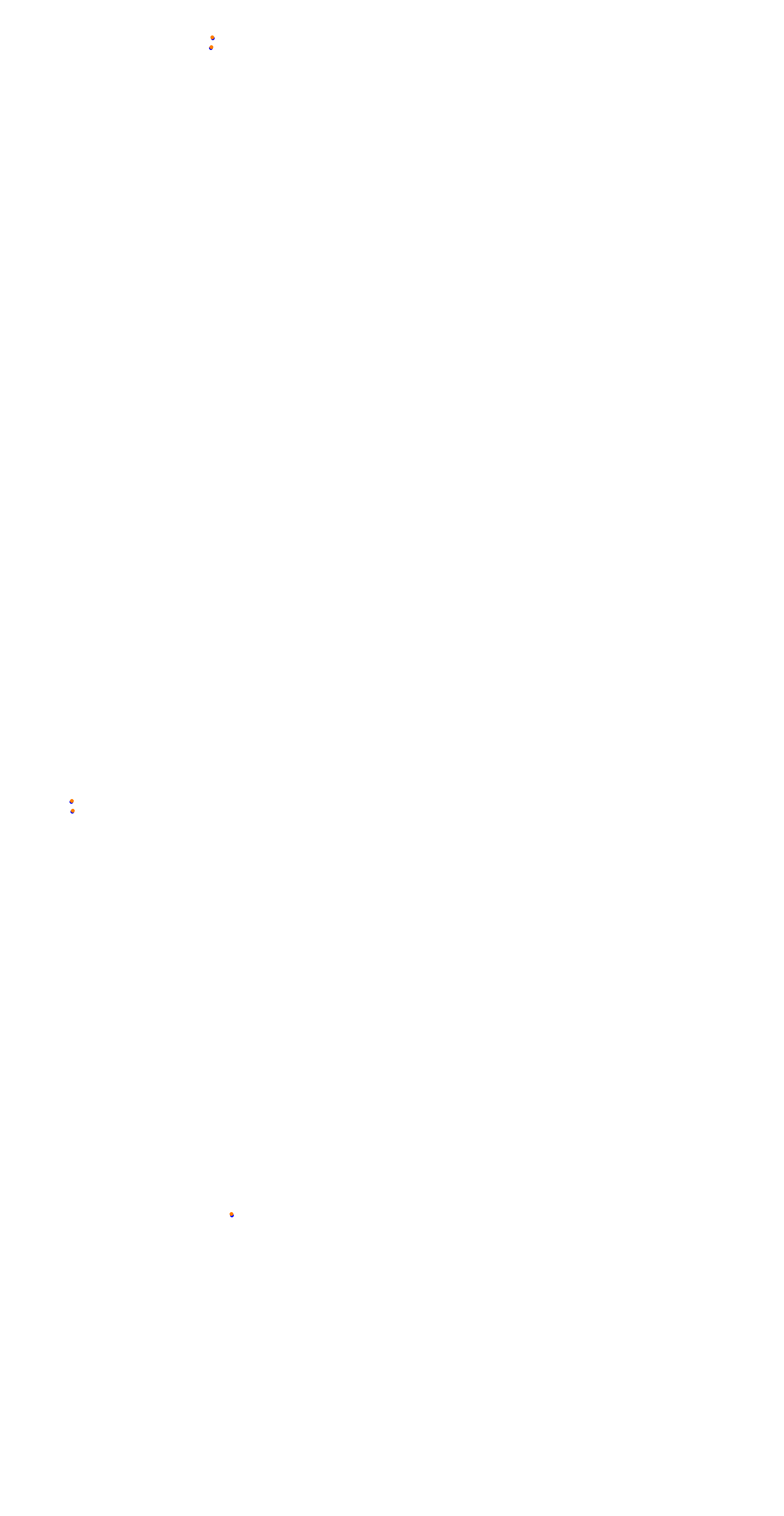 Circuit de la Sarthe (Le Mans) Night collisions