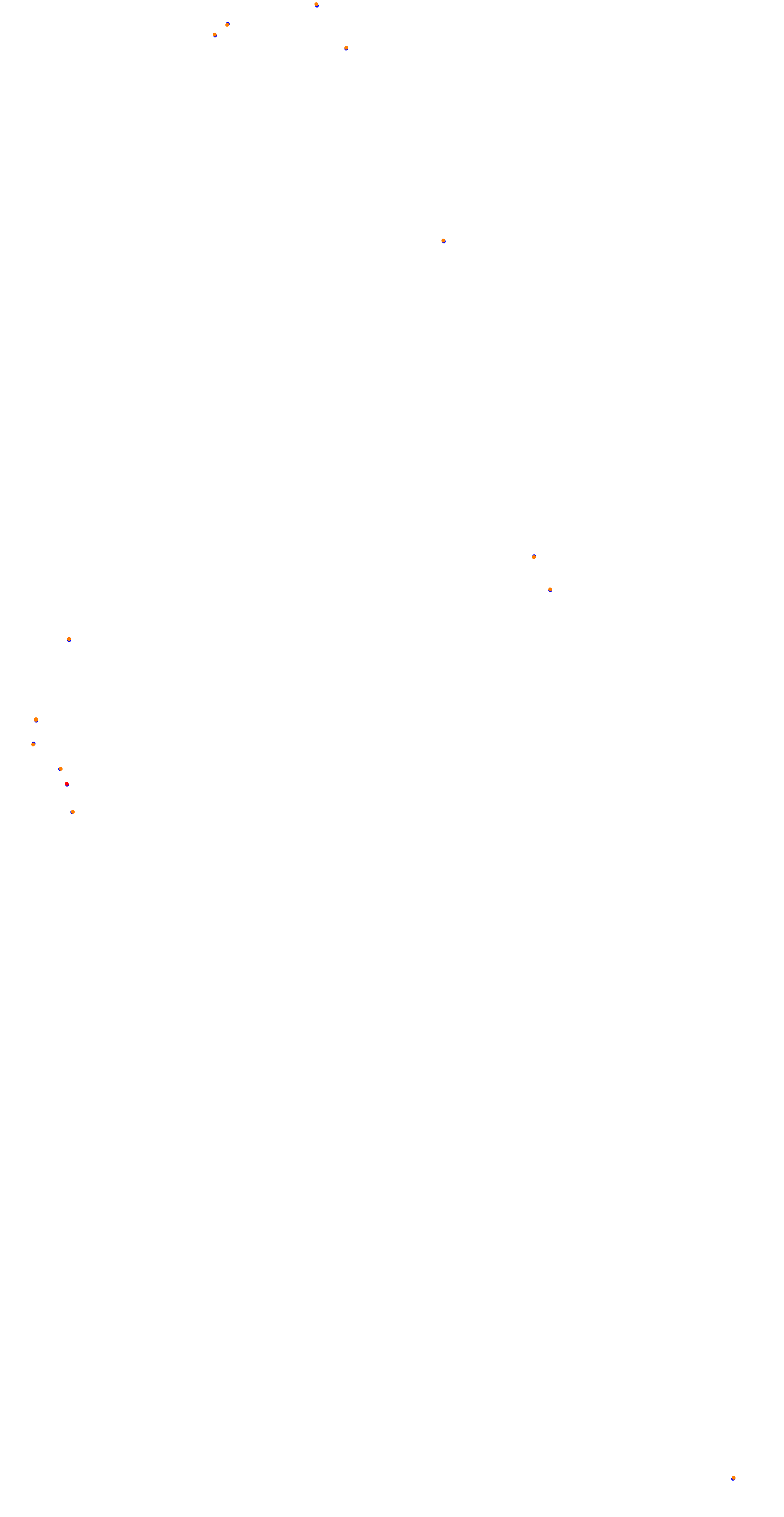 Circuit de la Sarthe (Le Mans) Night collisions