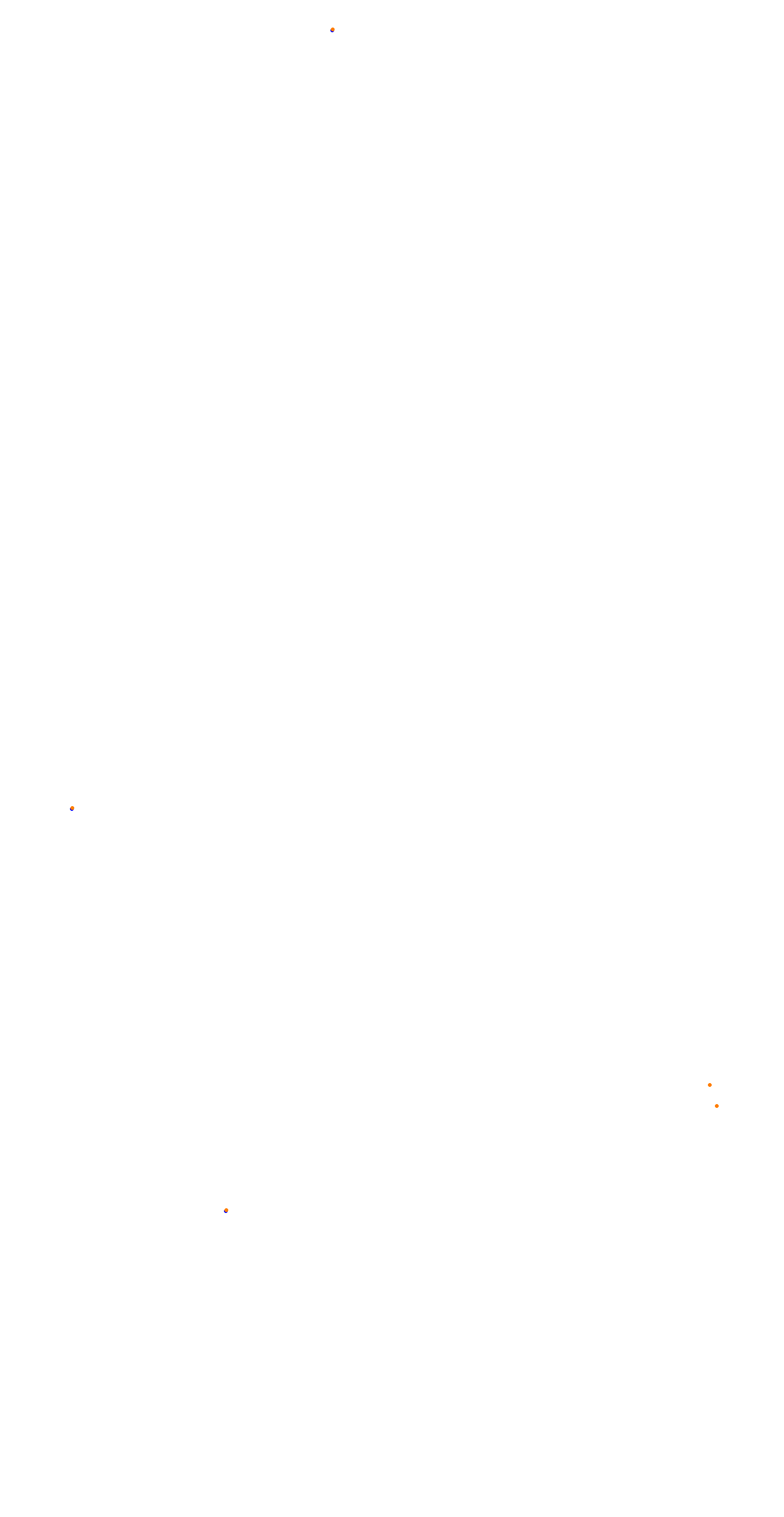 Circuit de la Sarthe (Le Mans) Night collisions