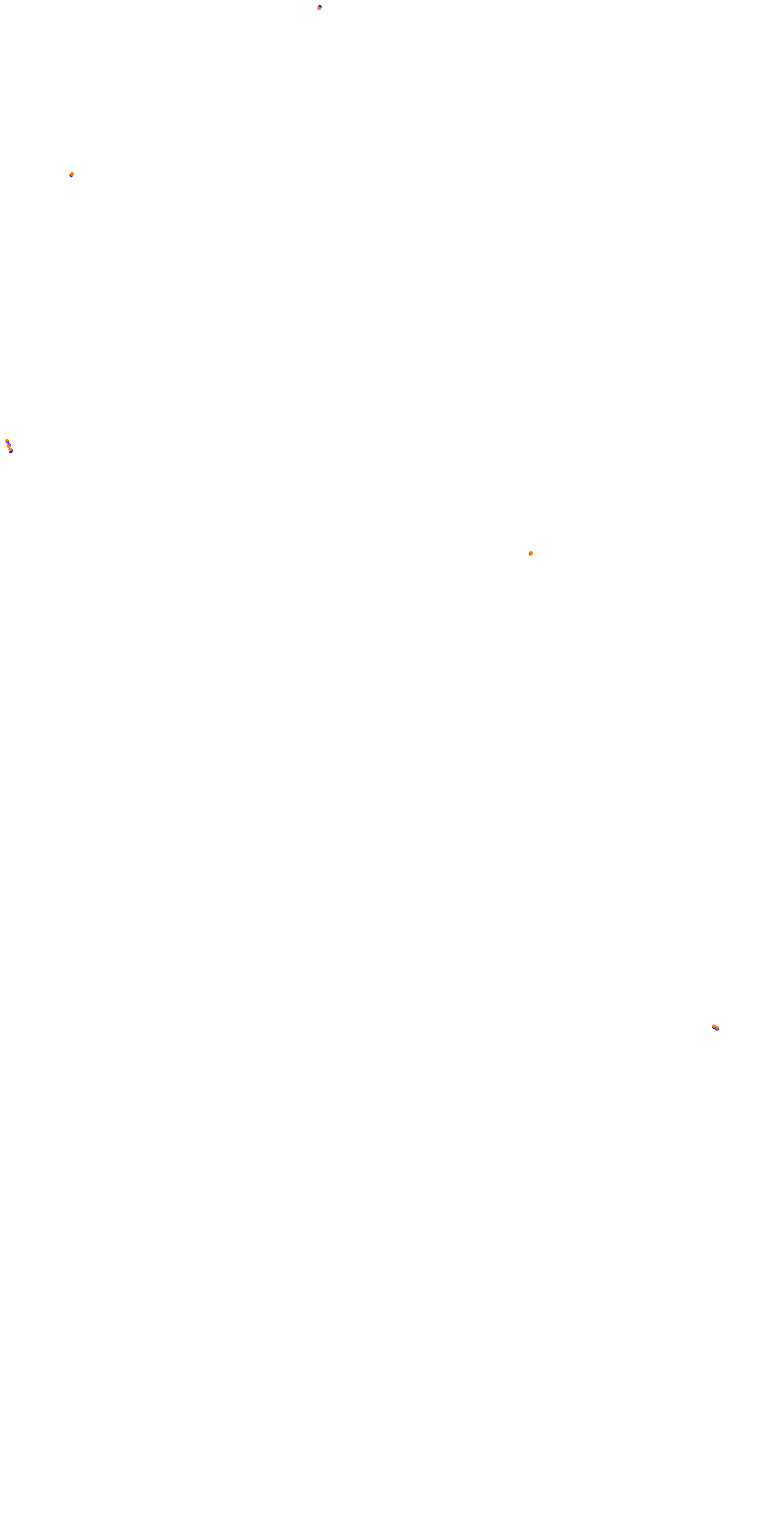 Circuit de la Sarthe (Le Mans) Night collisions