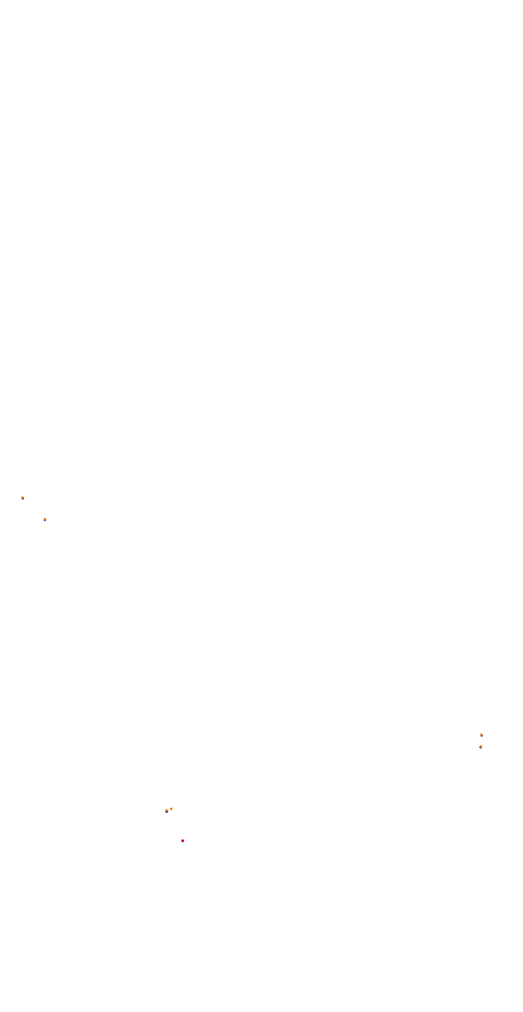 Circuit de la Sarthe (Le Mans) Night collisions