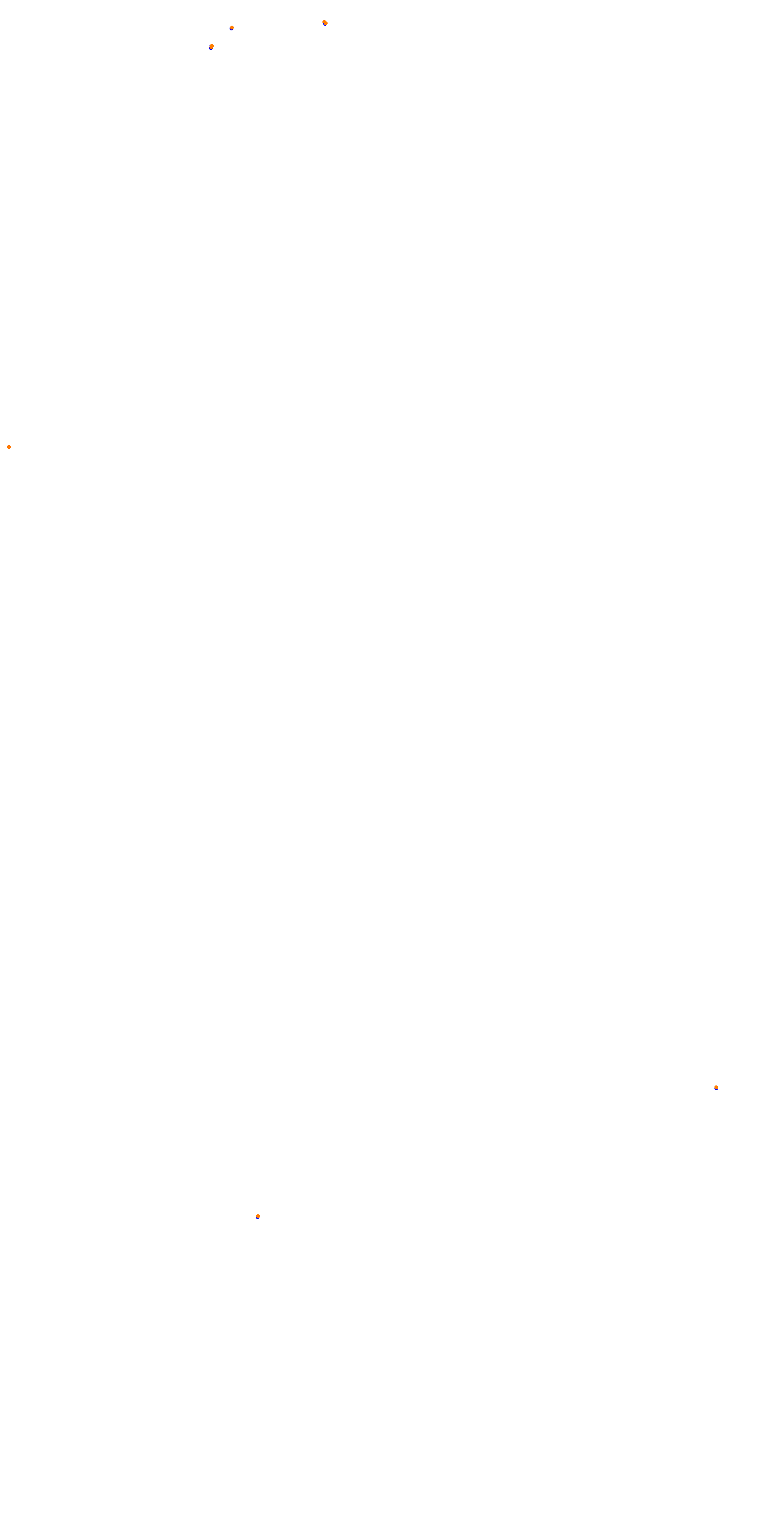 Circuit de la Sarthe (Le Mans) Night collisions