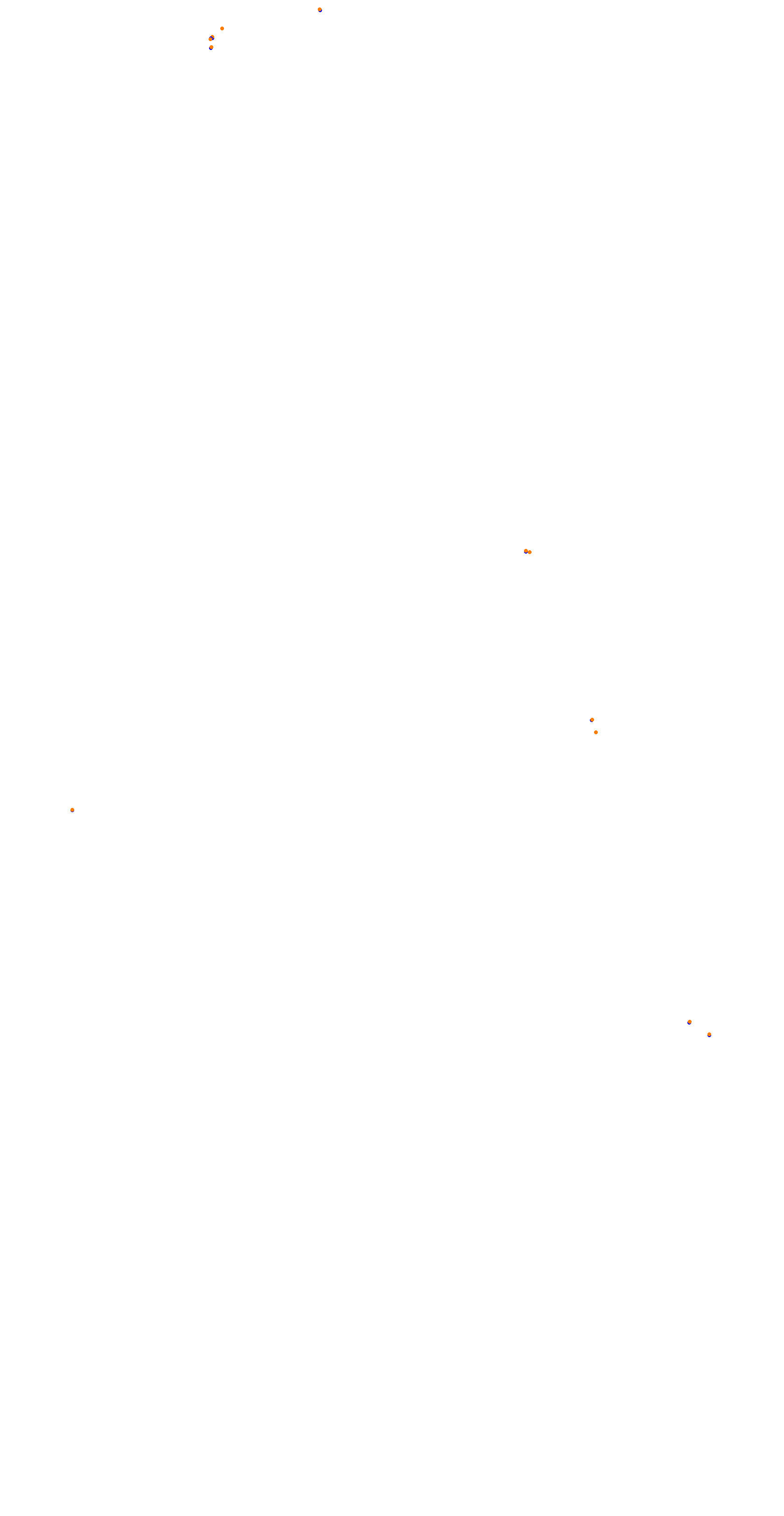 Circuit de la Sarthe (Le Mans) Night collisions