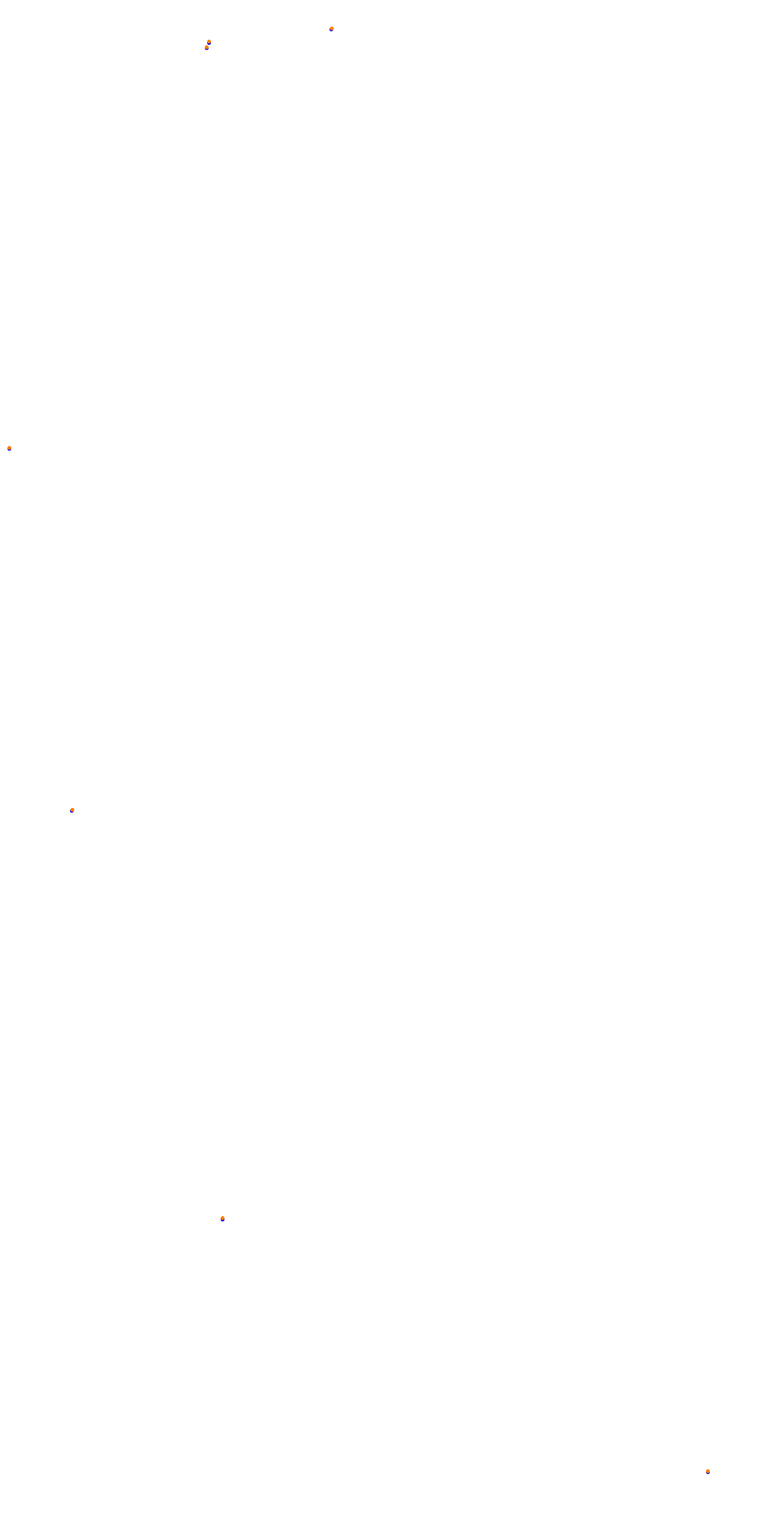 Circuit de la Sarthe (Le Mans) Night collisions