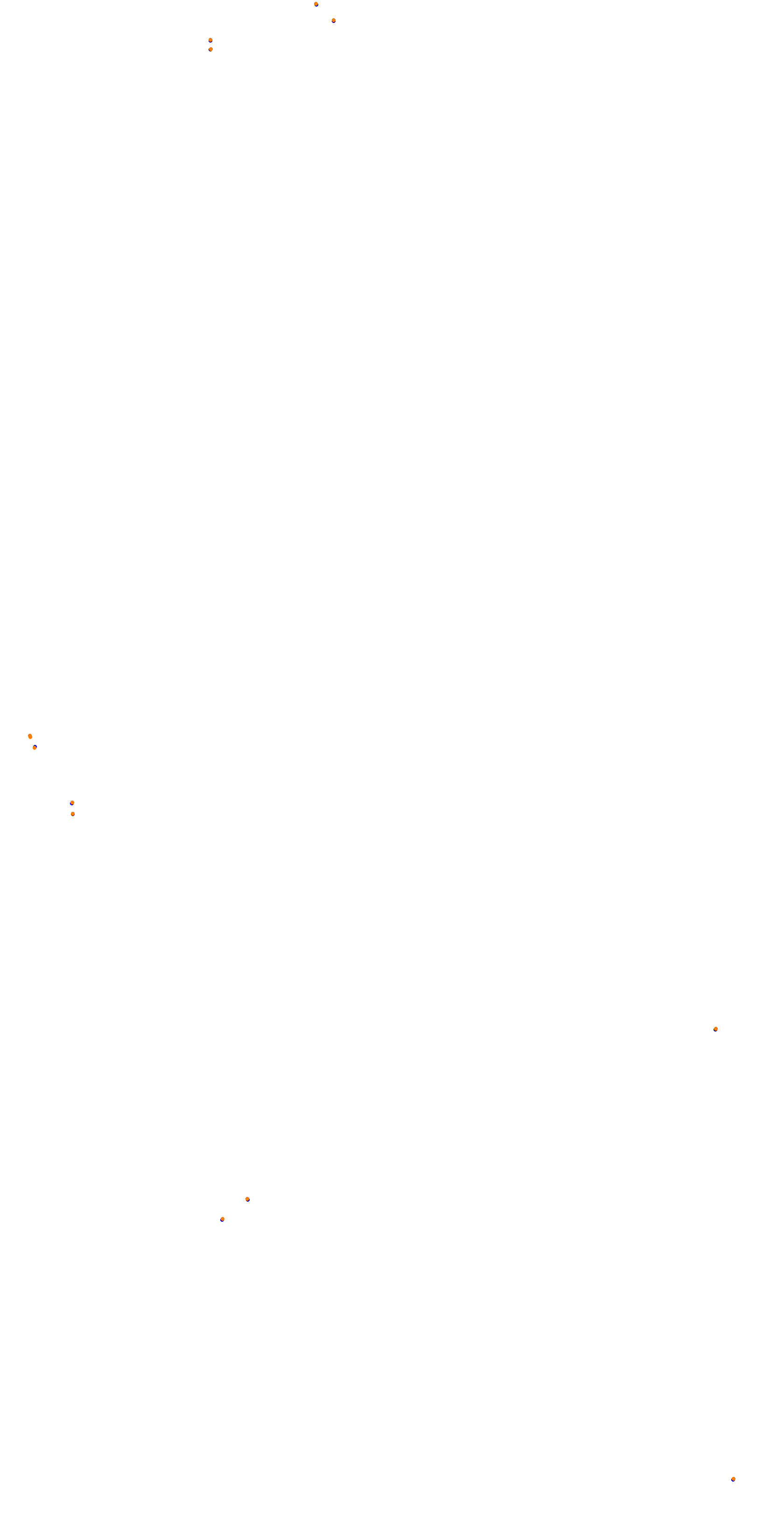 Circuit de la Sarthe (Le Mans) Night collisions